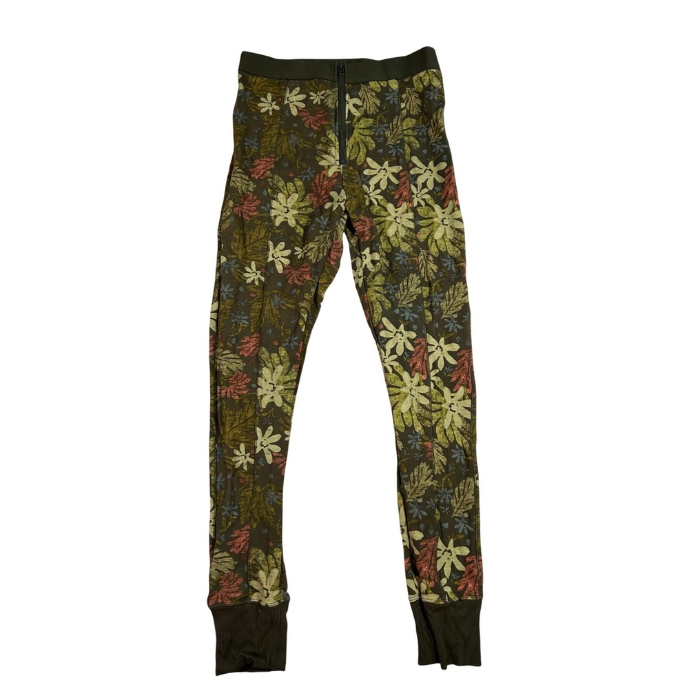 Saturday Sunday Anthropologie‎ Floral Print High Waisted Legging Pants Size S